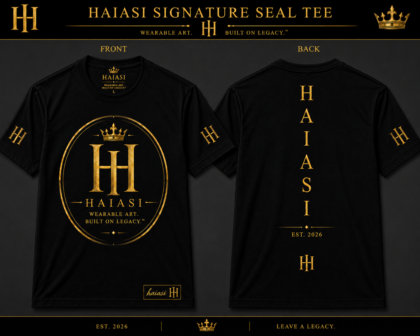 HAIASI MEN'S SIGNATURE TEE